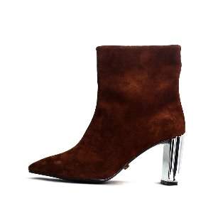 LEATHER LINE ANKLE BOOTS NUH4551BR