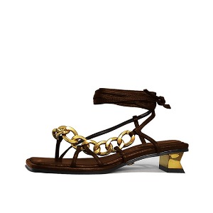 CHAIN AND ANKLE SANDALS NUH4577BR